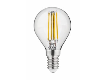 GTV LED žárovka LD-G45FL4-30 Světelný zdroj LED, FILAMENT, G45, E14, 4W, v