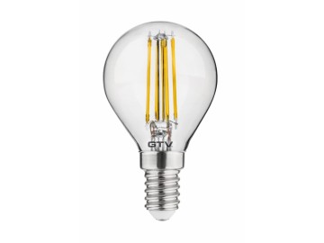 GTV  LD-G45FL4-30 Světelný zdroj LED, FILAMENT, G45, E14, 4W, vyzařovací ú