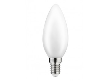 GTV LED žárovka LD-C35FL4M-30 Světelný zdroj LED FILAMENT opál, E14, 4W, 3