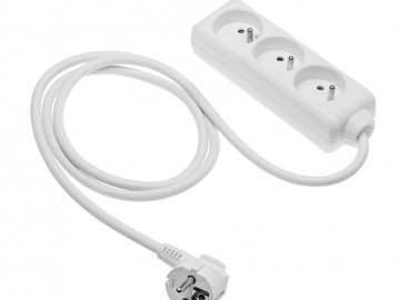 GTV Prodlužovací kabel AE-PF3G5M-00 Prodlužovací přívod, 3x zásuvka, 5m, 3