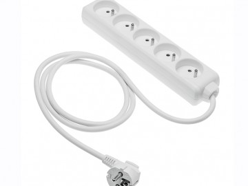 GTV Prodlužovací kabel AE-PF5G3M-00 Prodlužovací přívod, 5x zásuvka, 3m, 3