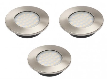 GTV Podhledové svítidlo LD-OBP27CB-53 LED BARRI PLUS, SET 3kusů svítidel,