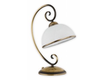 Lemir Stolní lampa O2498 L1 PAT Indra lampička, patina