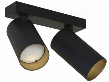Nowodvorski Lighting Stropní bodové svítidlo 7766 MONO II černá/zlatá