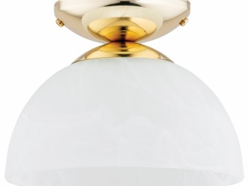 Lemir Stropní svítidlo O3130 P1 ZL Freja přisazená průměr 19 cm, zlatá