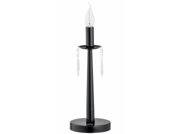 Lemir Stolní lampa O2868 L1 CZA Kapra lampička, černá