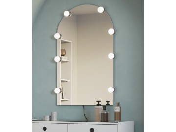 Zrcadlo FLERS 06 bílá