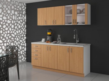Kuchyňská skříňka Sally 60-D-2F-BB olše