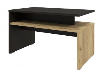 Konferenční stolek ALORA wenge/dub kraft zlatý