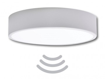 TEMAR Stropní svítidlo 00172 CLEO 400 +čidlo HF IP54 SR stříbrná mat 3xE27