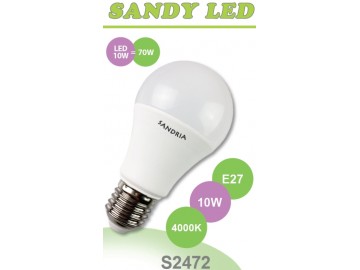 SANDRIA LED žárovka E27 S2472 SANDY LED E27 A60 10W SMD 4000K