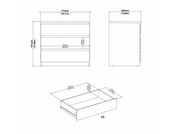 Komoda Simplicity 235 jackson hickory