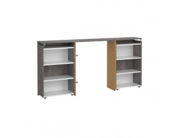 Čelo postele Simplicity 136 šíře 160 cm beton/bílý lesk Čelo postele Simplicity 136 šíře 160 cm beton/bílý lesk