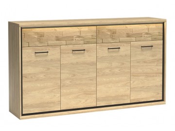 Komoda 4D2S PILETAS M-8 dub hickory