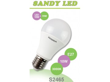 SANDRIA LED žárovka E27 S2465 SANDY LED E27 A60 10W SMD 3000K