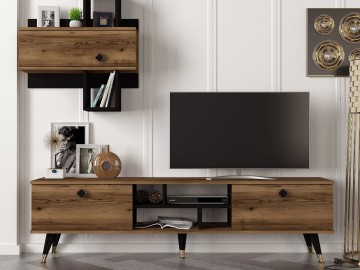Televizní stolek KAUNAS lydia/černá