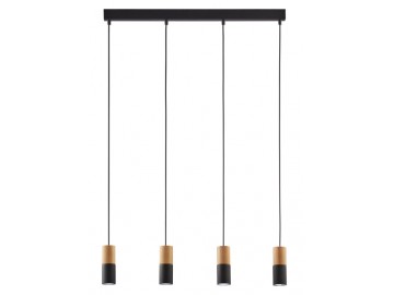 TK Lighting Závěsné svítidlo 6311 ELIT BLACK/WOOD