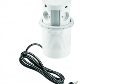GTV Zásuvkový box AE-BPW4F120P-10 Prodlužovací kabel vestavný COMFORT PLUS