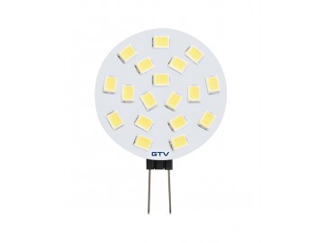 GTV LED žárovka LD-G4025W-30 Světelný zdroj LED, G4, SMD, 2.5W, 12V DC, 25