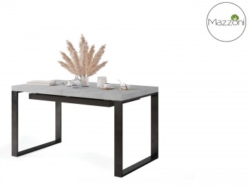 Jídelní rozkládací stůl AVARI 140x80 cm beton ateliér světlý