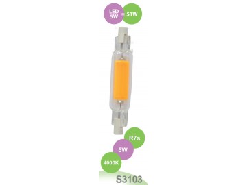 SANDRIA LED žárovka R7s S3103 SANDY LED J78 R7S 5W COB 4000K