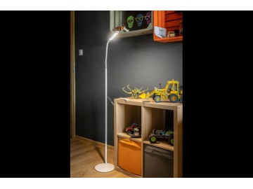 GTV LED podlahová lampa LP-YORK10W-00-DEC Stojací lampa YORK bílá, 10 W, 9