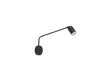 TK Lighting Nástěnné svítidlo s vypínačem 4743 LOGAN černá