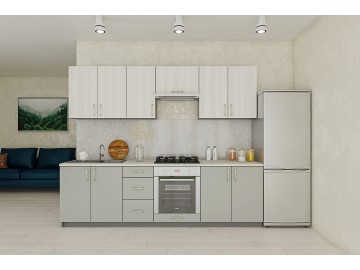 Kuchyňská linka 260 TATIKA ash surfside/chincilla grey