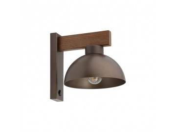 TK Lighting Nástěnné svítidlo 6279 OSLO hnědá, tmavé dřevo