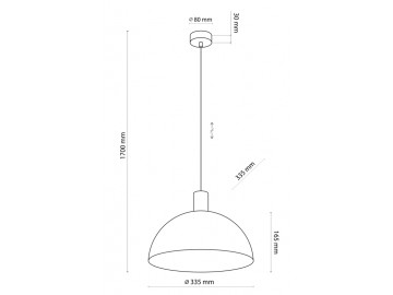 TK Lighting Lustr do kuchyně 4508 OSLO hnědý, tmavé dřevo