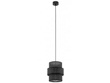 TK Lighting Závěsné svítidlo na lanku 5306 CALISTO černá