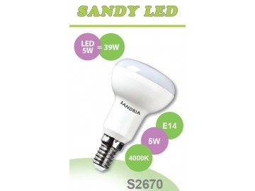 SANDRIA LED žárovka E14 S2670 SANDY LED E14 R50 5W SMD 4000K