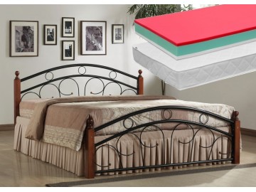 Postel PARIS 180x200 cm + 2 ks matrace LITERA 90