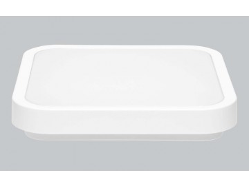 Ecolite Stropní LED svítidlo W3094-12W/BI LED sv. čtverec 12W,1200lm,4000K,IP4
