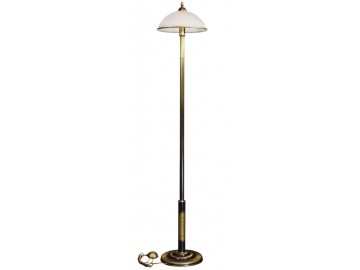 Lemir Stojací lampa O3169 L1 PAT Hermes lampa, patina
