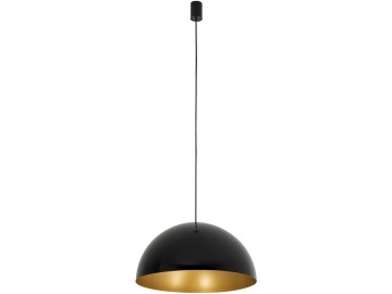 Nowodvorski Lighting Závěsné svítidlo na lanku 10693 HEMISPHERE SUPER L CBLACK-GOLD