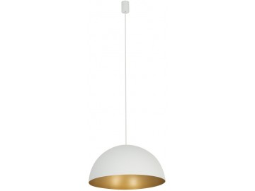 Nowodvorski Lighting Závěsné svítidlo na lanku 10700 HEMISPHERE SUPER L WHITE-GOLD