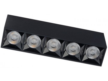 Nowodvorski Lighting Stropní přisazené svítidlo 10058 MIDI LED černá 20W 4000K