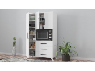 KAMULA multifunkční skříň, bílá