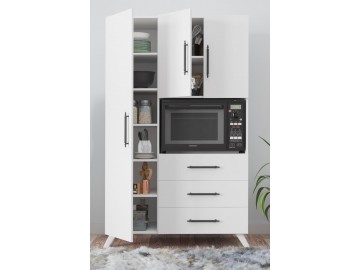 KAMULA multifunkční skříň, bílá