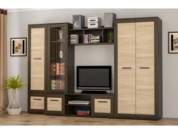 Obývací sestava MODICA wenge/dub sonoma