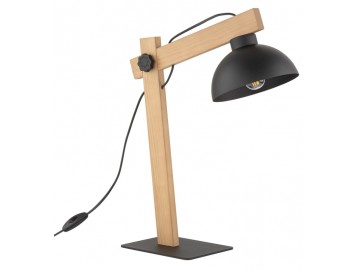 TK Lighting Lampička 5346 OSLO černá, světlé dřevo