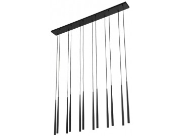 TK Lighting Závěsné svítidlo na lanku 10115 PIANO černá