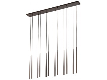 TK Lighting Závěsné svítidlo na lanku 10111 PIANO hnědá