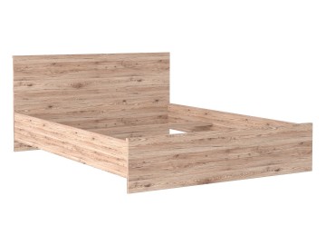 Postel 160x200 cm s roštem SILVAN barva dub san remo light