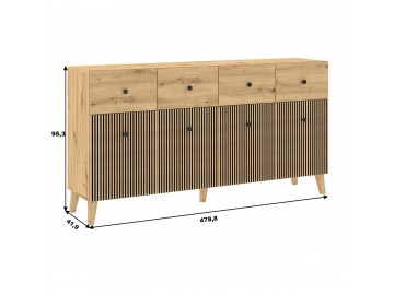 Obývací sestava ELIZONDO dub artisan