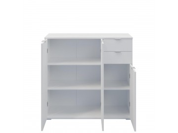 Komoda 3D2S nízká BORJA bílá