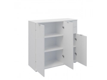Komoda 3D2S vysoká BORJA bílá