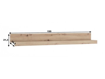 Obývací sestava LODOSA dub artisan/bílá