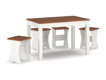 Jídelní sestava DELTA andersen/třešeň